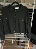 Zwart kort vest vila mt XXl,zwart kort jasje Vila, Ophalen, Zo goed als nieuw, Zwart, Jasje of Colbert