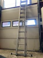 3-delige Alpe aluminium 3x11 sporten, Doe-het-zelf en Verbouw, Ladders en Trappen, Ophalen, Gebruikt, Ladder, Opvouwbaar of Inschuifbaar