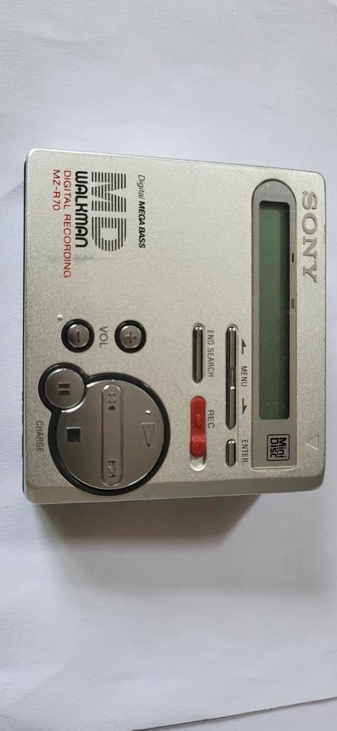 Sony MD Walkman MZ-R70 Minidisc Recorder, Audio, Tv en Foto, Walkmans, Discmans en Minidiscspelers, Minidisc-recorder, Ophalen of Verzenden