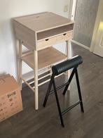 IKEA Skarsta Zit-Sta Bureau + Kruk, Huis en Inrichting, Bureaus, Ophalen, In hoogte verstelbaar, Zo goed als nieuw, Stabureau