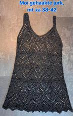 Mooie gehaakte zwarte jurk in maat 38-42., Maat 38/40 (M), Zwart, Ophalen of Verzenden, Zo goed als nieuw
