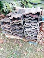 Gebruikte dakpannen - Sneldekkers herfstkleur, Doe-het-zelf en Verbouw, Dakpannen en Dakbedekking, Ophalen, Overige materialen