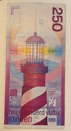 250 Gulden Biljet - Vuurtoren, Postzegels en Munten, Bankbiljetten | Nederland, Ophalen of Verzenden, 250 gulden, Los biljet