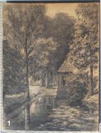 Houtskooltekening Vorden, Ophalen of Verzenden