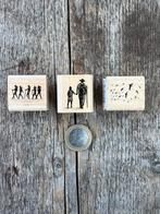 Stampscape stempels, 3 stuks, Hobby en Vrije tijd, Stempelen, Ophalen of Verzenden, Nieuw, Houten stempel