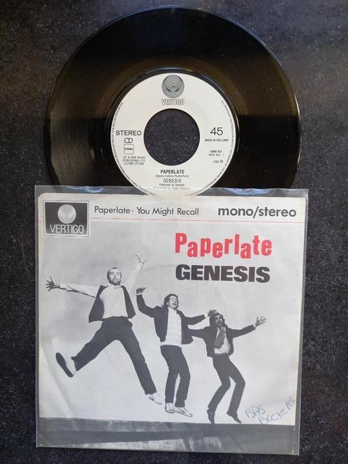 Genesis - Paperlate 1982, Cd's en Dvd's, Vinyl Singles, Gebruikt, Single, Pop, 7 inch, Ophalen of Verzenden