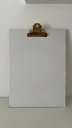 Memobord met gouden klem, Ophalen of Verzenden, Gebruikt, Overige typen