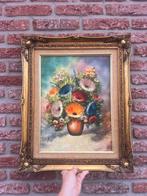 klassieke bloemstilleven met luxe lijst, Ophalen of Verzenden