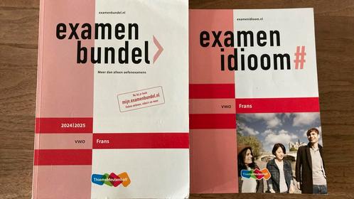 Examenbundel 2024-2025 en examenidioom Frans VWO, Boeken, Schoolboeken, Zo goed als nieuw, Frans, VWO, Ophalen of Verzenden