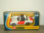 Porsche 911 Targa Police Car Rijkspolitie - Corgi 509 Englan, Verzenden, Gebruikt, Auto, Corgi