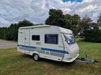 Hobby 400 de luxe, Caravans en Kamperen, Caravans, Hobby, Treinzit, Dwarsbed, 4 tot 5 meter