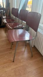 Vier stoelen Friso Kramer Revolt, Huis en Inrichting, Stoelen, Ophalen, Gebruikt, Rood, Vier