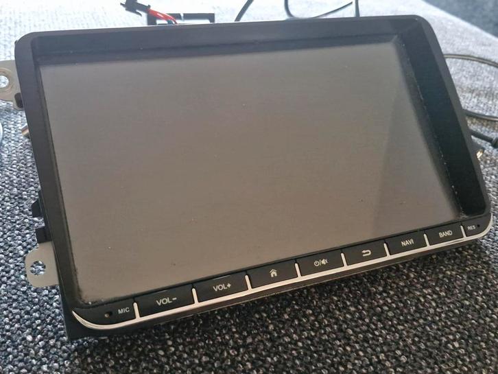 Android Radio 7inch Touchscreen VW/Seat/Audi, Auto diversen, Autonavigatie, Gebruikt, Ophalen of Verzenden