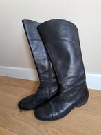 Zwarte leren laarzen Durea, maat 41 E, met leer gevoerd, Kleding | Dames, Schoenen, Hoge laarzen, Durea, Zwart, Ophalen of Verzenden