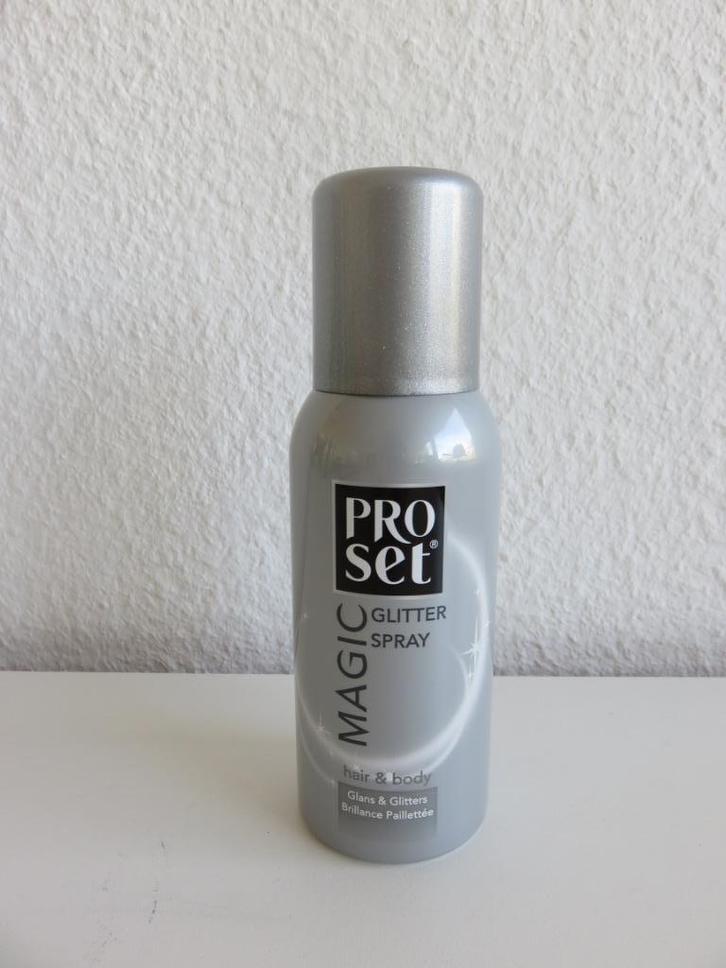Proset Magic Glitterspray voor glans en glitters huid & haar, Sieraden, Tassen en Uiterlijk, Uiterlijk | Lichaamsverzorging, Zo goed als nieuw