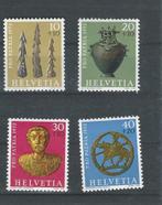 ‹(•¿•)› zwitserland # m 971 / 974 gom met eerste plakker, Verzenden, Gestempeld