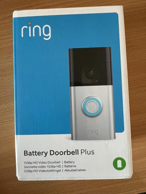 Ring Video  Battery Deurbel Plus  Nieuw geseald met garantie, Huis en Inrichting, Deurbellen, Nieuw, Draadloos, Ingebouwde camera