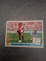 Panini sticker Voetbal 93. Revelatie seizoen 1991/92 Taument, Verzenden, Zo goed als nieuw, Sticker
