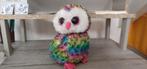 Beanie Babies Owen, Big Rainbow Owl, Kinderen en Baby's, Speelgoed | Knuffels en Pluche, Ophalen of Verzenden, Zo goed als nieuw