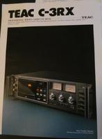 Audio Cassette deck brochure Teac 2 stuks, Verzenden, Audio en Video