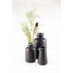 NIEUW van ZUIVER, zwart vaasje FARMA, 20 cm, Overige materialen, Zwart, Nieuw, Ophalen of Verzenden