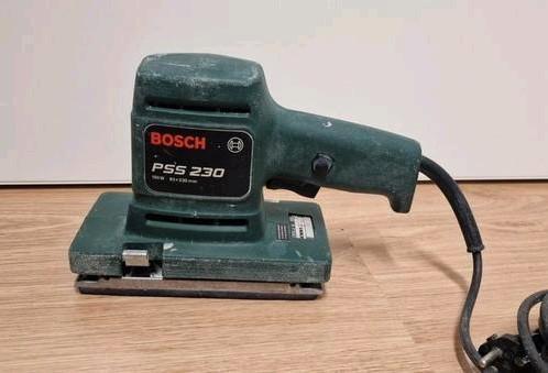 Bosch PSS 230 vlakschuurmachine, defect, lees beschrijving, Doe-het-zelf en Verbouw, Gereedschap | Schuurmachines, Gebruikt, Vlakschuurmachine