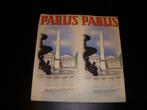 TOP brochure 'Parijs'1937 met plattegrond, Franse Spoorwegen, Gelezen, Frankrijk, Ophalen of Verzenden, Landkaart