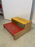 2 Houten retro kinder trapjes, Ophalen, Gebruikt, Overige typen