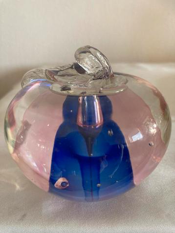 Kristallen Appel met Luchtbel & Deco beschikbaar voor biedingen