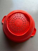 Vintage kunststof vergiet voor camping of in je retro keuken, Caravans en Kamperen, Ophalen, Gebruikt