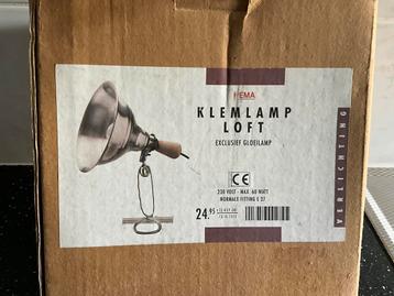 Lamp met klem beschikbaar voor biedingen