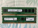 2x 4GB ram geheugen 12800, Ophalen, Zo goed als nieuw, DDR3, Desktop