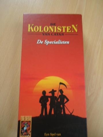 Kolonisten van Catan uitbreiding: De Specialisten beschikbaar voor biedingen