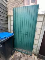 Poort deur hardhout, Tuin en Terras, Tuinpoorten, Ophalen, Gebruikt, 100 tot 150 cm, 200 cm of meer