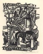 0504 Ex Libris Nederland : Jan Battermann, 1958, Verzenden