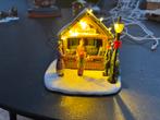 Glühwein stalletje - kerstdorpminiatuur - zo goed als nieuw, Ophalen of Verzenden, Zo goed als nieuw