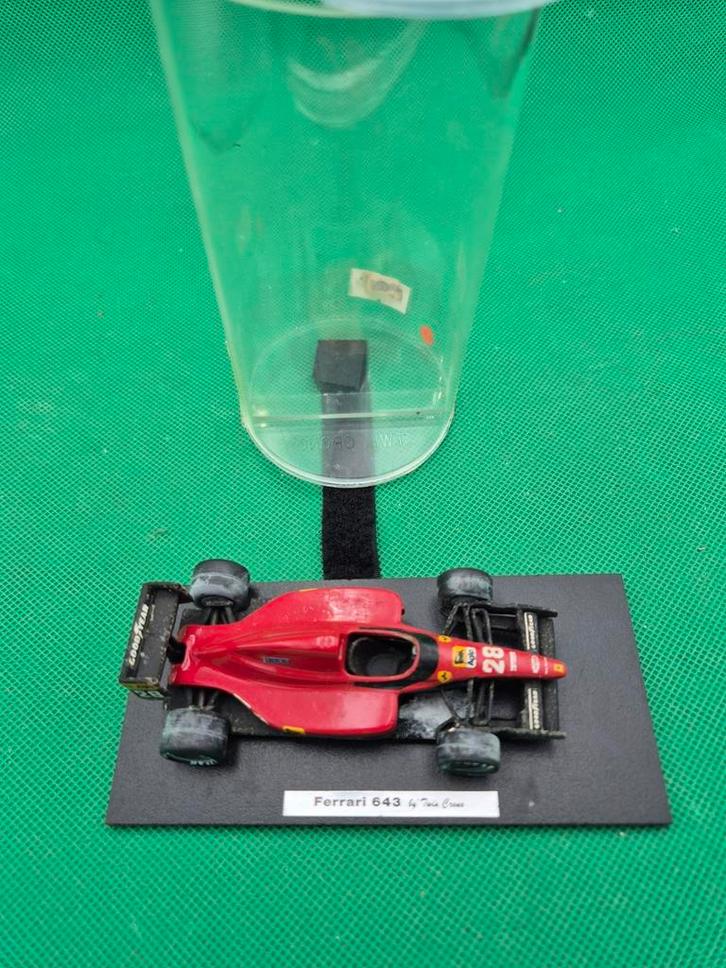 381 ferrari 643 1/43 twin chrono, Hobby en Vrije tijd, Modelauto's | 1:43, Zo goed als nieuw, Auto, Ophalen of Verzenden