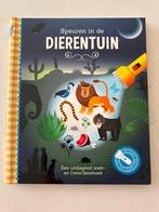 Speuren in de dierentuin met zaklamp, Boeken, Ophalen of Verzenden, Gelezen, Uitklap-, Voel- of Ontdekboek, 2 tot 3 jaar