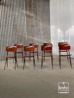 Mooie partij vintage design stoelen, Huis en Inrichting, Stoelen, Ophalen, Gebruikt, Hout, Vijf, Zes of meer stoelen