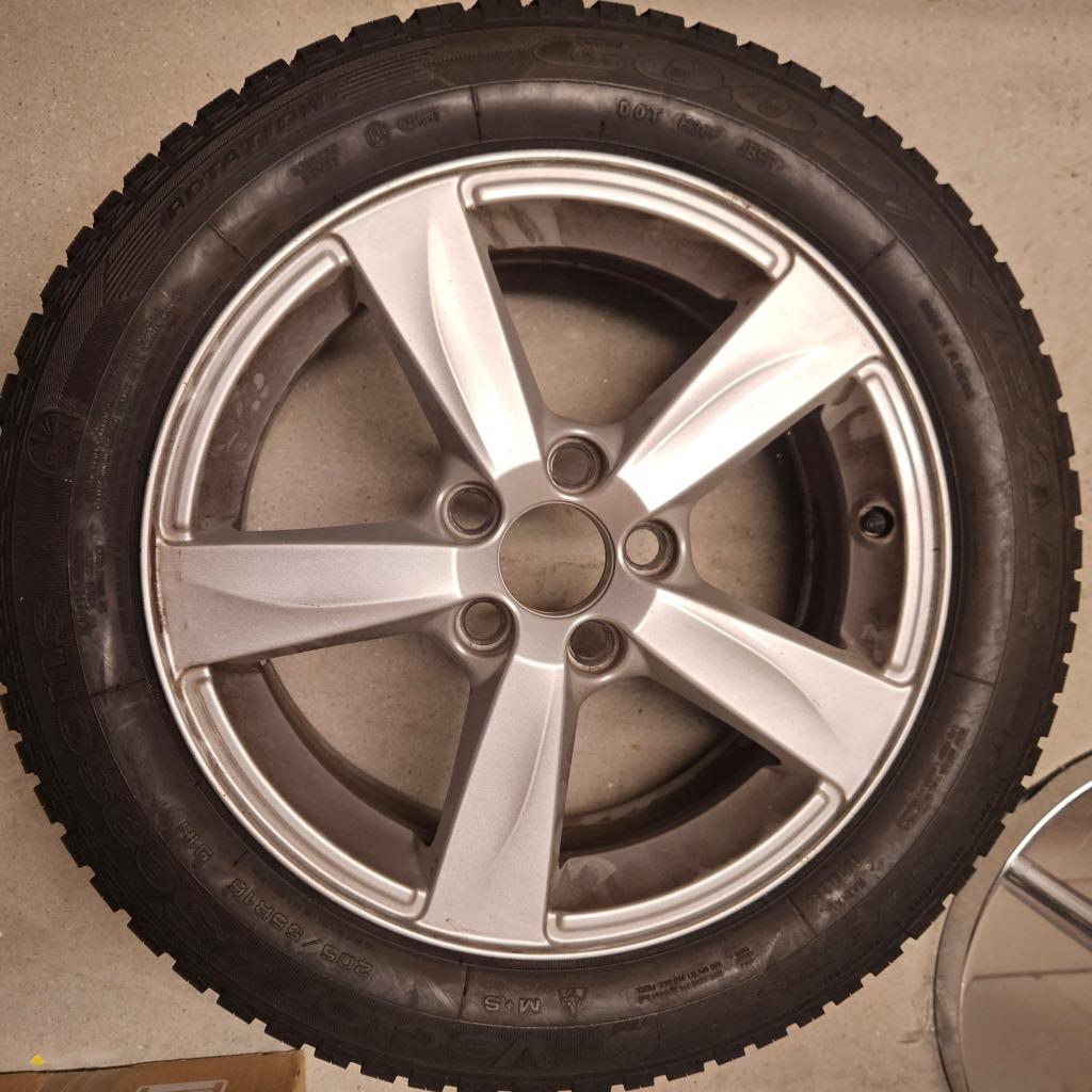 New Goodyear Winter Tyres (4) with rim, Ophalen, 16 inch, Banden en Velgen, Nieuw
