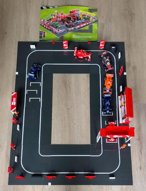 Dekamarkt Race Blocks Racebaan met heel veel nieuwe zakjes, Kinderen en Baby's, Speelgoed | Duplo en Lego, Zo goed als nieuw, Complete set