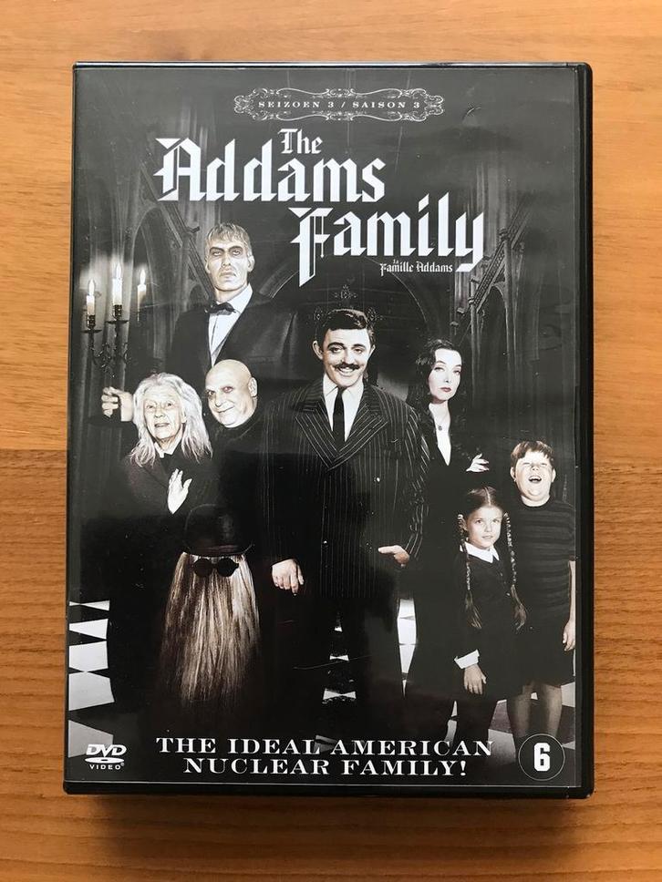 The Addams Family - Seizoen 3 (3DVD), Cd's en Dvd's, Dvd's | Tv en Series, Nieuw in verpakking, Komedie, Boxset, Alle leeftijden