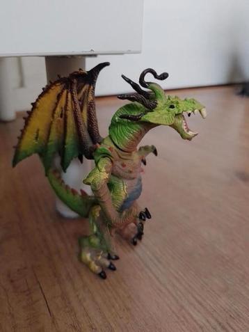 Draak groen beweegbaar  beschikbaar voor biedingen
