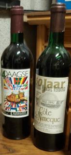 Nijmeegse Vierdaagse 2 fles Vintage Wijn Uniek Etiket., Verzamelen, Ophalen of Verzenden, Zo goed als nieuw