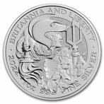 2024 Great Britain 1 oz Silver Britannia & Liberty BU Coin, Ophalen of Verzenden, Zilver