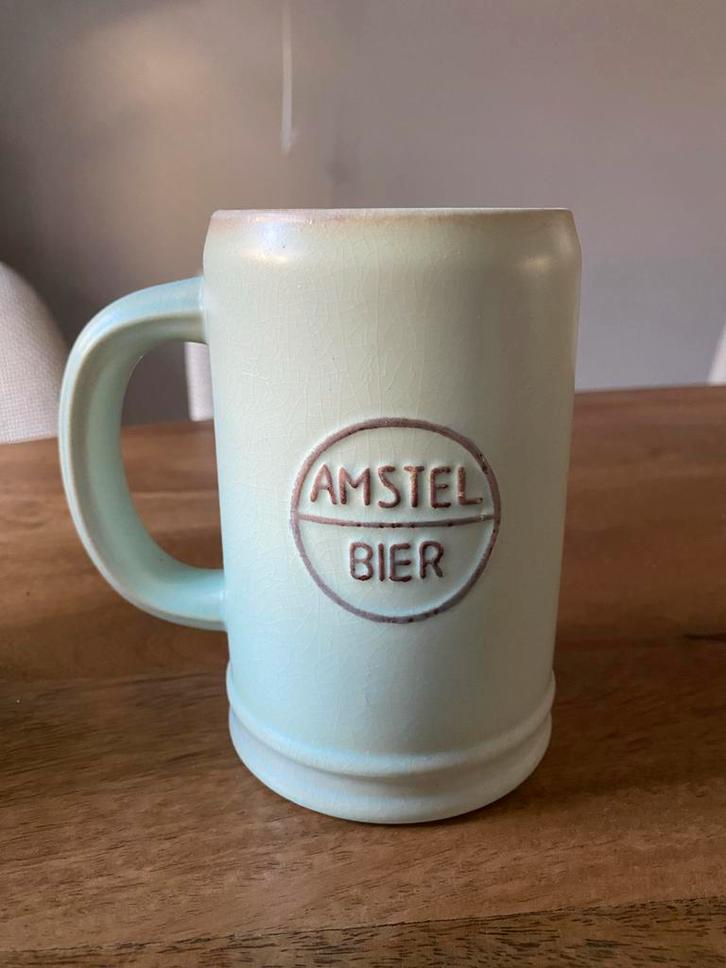 Amstel Bier Pul - Keramiek - Vintage Look 5 stuks, Antiek en Kunst, Antiek | Keramiek en Aardewerk, Ophalen of Verzenden