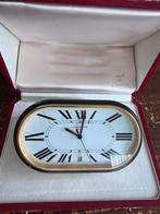 Cartier Paris Enamel Accordion Desk Clock/ horloge, Ophalen of Verzenden, Overige materialen, Overige merken, 1960 of later
