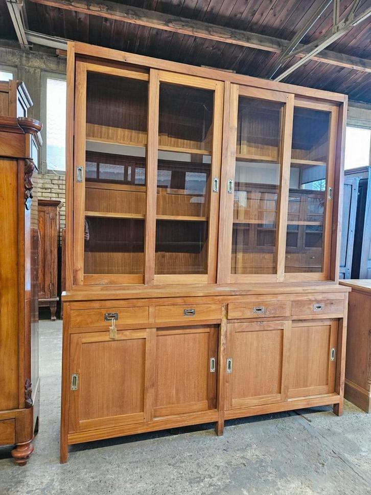 Prachtige buffetkast / winkelkast / wandkast / schoolkast, Huis en Inrichting, Kasten | Vitrinekasten, Zo goed als nieuw, 200 cm of meer