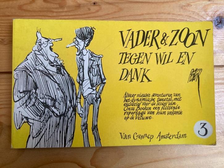 Peter van Straaten vader & zoon tegen wil en dank 1972, Boeken, Strips | Comics, Gelezen, Complete serie of reeks, Ophalen of Verzenden