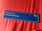 NS spoorwegen bord treinen (M.Breure), Verzamelen, Ophalen of Verzenden, Nieuw, Trein, Overige typen